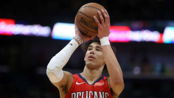 Jaxson Hayes #10 of the New Orleans Pelicans (Photo by Chris Graythen/Getty Images)