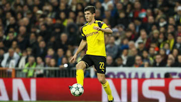 MADRID, SPAIN - DECEMBER 07: Christian Pulisic of Borussia Dortmund in action during the UEFA Champions League match between Real Madrid CF and Borussia Dortmund at Bernabeu on December 7, 2016 in Madrid. (Photo by TF-Images/Getty Images)