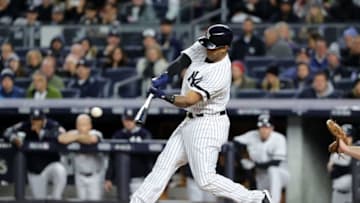 NEW YORK, NY - OCTOBER 16: Aaron Hicks
