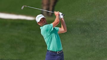 SCOTTSDALE, AZ - FEBRUARY 03: Justin Thomas hits his secone shot on the sixth hole during the third round of the Waste Management Phoenix Open at TPC Scottsdale on February 3, 2018 in Scottsdale, Arizona. (Photo by Matt Sullivan/Getty Images)