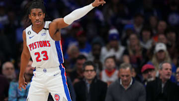 Jaden Ivey #23 of the Detroit Pistons (Photo by Mitchell Leff/Getty Images)