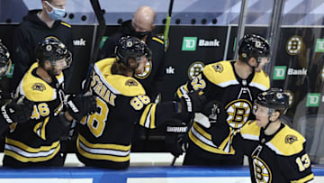 Boston Bruins, Charlie Coyle #13 (Photo by Elsa/Getty Images)