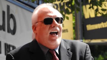 HOLLYWOOD, CA - SEPTEMBER 10: Writer J. Michael Straczynski participates in the Hollywood Walk Of Fame Star ceremony honoring Walter Koenig on September 10, 2012 in Hollywood, California. (Photo by Albert L. Ortega/Getty Images)