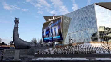MINNEAPOLIS, MN - JANUARY 31: A general view of US Bank Stadium on January 31, 2018 in Minneapolis, Minnesota. Super Bowl LII will be played between the New England Patriots and the Philadelphia Eagles on February 4. (Photo by Rob Carr/Getty Images)