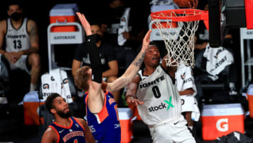 Jonathan Kuminga #0 of the G League Ignite (Photo by Mike Ehrmann/Getty Images)