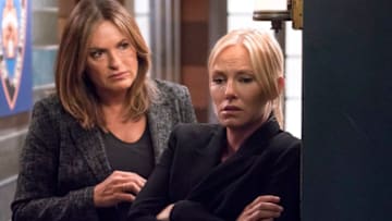 LAW & ORDER: SPECIAL VICTIMS UNIT -- "Man Down" Episode 2004 -- Pictured: (l-r) Mariska Hargitay as Lieutenant Olivia Benson, Kelli Giddish as Detective Amanda Rollins -- (Photo by: Barbara Nitke/NBC)