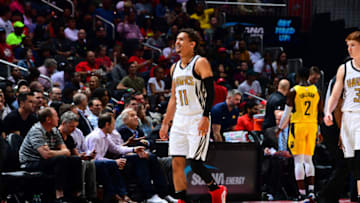 Trae Young #11 of the Atlanta Hawks (Photo by Scott Cunningham/NBAE via Getty Images)