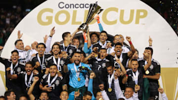 Mexico will be playing to defend the Gold Cup title it won in 2019. El Tri defeated Team USA 1-0 in the Final. (Photo by Matthew Ashton - AMA/Getty Images)