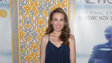 LOS ANGELES, CA - NOVEMBER 04: Actress Wynn Everett attends the premiere of HBO's "Newsroom" Season 3 at Directors Guild Of America on November 4, 2014 in Los Angeles, California. (Photo by Jason Kempin/Getty Images)