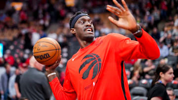 Atlanta Hawks, Pascal Siakam. (Photo by Andrew Lahodynskyj/Getty Images)