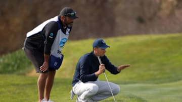 Jordan Spieth, Pebble Beach Pro-Am, Michael Greller, PGA(Photo by Jamie Squire/Getty Images)