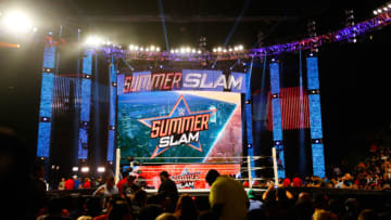 NEW YORK, NY - AUGUST 23: General atmosphere at the WWE SummerSlam 2015 at Barclays Center of Brooklyn on August 23, 2015 in New York City. (Photo by JP Yim/Getty Images)