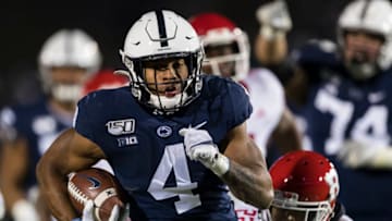 Journey Brown #4 of the Penn State Nittany Lions - (Photo by Scott Taetsch/Getty Images)
