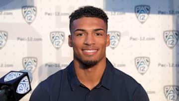Jul 14, 2016; Hollywood, CA, USA; Arizona Wildcats receiver Nate Phillips during Pac-12 media day at Hollywood & Highland. Mandatory Credit: Kirby Lee-USA TODAY Sports