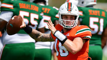 Tate Martell, Miami Hurricanes (Photo by Mark Brown/Getty Images)