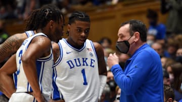 Duke basketball shooting guard Trevor Keels (Rob Kinnan-USA TODAY Sports)
