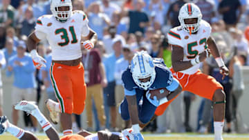 CHAPEL HILL, NC - OCTOBER 28: Malek Young
