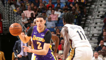 Lonzo Ball Los Angeles Lakers(Photo by Layne Murdoch/NBAE via Getty Images)