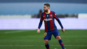 Jordi Alba of FC Barcelona. (Photo by Quality Sport Images/Getty Images)