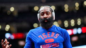 Philadelphia 76ers, James Harden. (Photo by Mark Blinch/Getty Images)