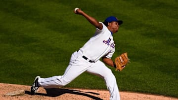 NEW YORK, NY - SEPTEMBER 28: Jenrry Mejia (Photo by Alex Goodlett/Getty Images)