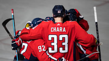 Zdeno Chara, Washington Capitals Mandatory Credit: Scott Taetsch-USA TODAY Sports