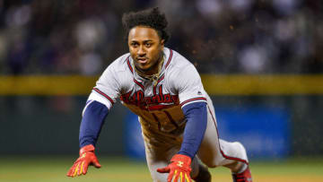 DENVER, CO - APRIL 7: Ozzie Albies