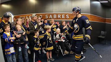 BUFFALO, NY - OCTOBER 9: Jason Pominville