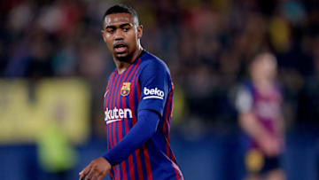 CASTELLON, SPAIN - APRIL 2: Malcom of FC Barcelona during the La Liga Santander match between Villarreal v FC Barcelona at the Estadio de la Ceramica on April 2, 2019 in Castellon Spain (Photo by Jeroen Meuwsen/Soccrates/Getty Images)