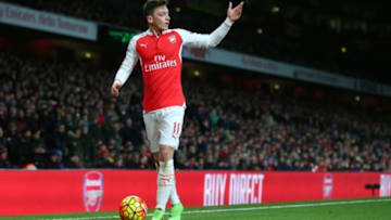 LONDON, ENGLAND - FEBRUARY 02 : Mesut Ozil of Arsenal during the Barclays Premier League match between Arsenal and Southampton at the Emirates Stadium on February 2, 2016 in London, England. (Photo by Catherine Ivill - AMA/Getty Images)
