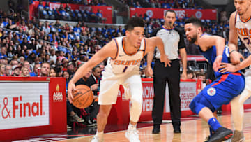 LOS ANGELES, CA - OCTOBER 21: Devin Booker