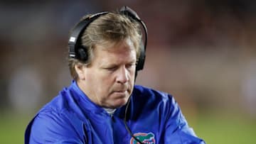 TALLAHASSEE, FL - NOVEMBER 26: Head coach Jim McElwain of the Florida Gators reacts during the game against the Florida State Seminoles at Doak Campbell Stadium on November 26, 2016 in Tallahassee, Florida. Florida State defeated Florida 31-13. (Photo by Joe Robbins/Getty Images)