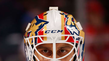 SUNRISE, FL - FEBRUARY 26: Goaltender Roberto Luongo