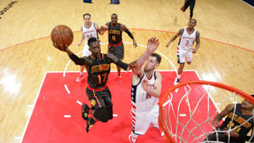 WASHINGTON, DC -  APRIL 19: Dennis Schroder