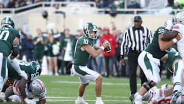 Auburn football transfer quarterback Payton Thorne starting "doesn't seem like the case anymore" predicts Auburn Daily's Lance Dawe Mandatory Credit: Detroit Free Press
