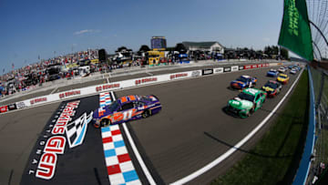 WATKINS GLEN, NY - AUGUST 05: Denny Hamlin, driver of the #11 FedEx Ground Toyota (Photo by Jeff Zelevansky/Getty Images)