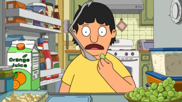 BOB'S BURGERS: When Linda and Tina go to the shoe store, Gene accidentally is left home by himself. Meanwhile, Bob, Louise and Teddy go to buy restaurant equipment from a creepy guy whom Bob found on the internet in the Mr. Lonely Farts" episode of BOBS BURGERS airing Sunday, March 14 (9:00-9:30 PM ET/PT) on FOX. BOBS BURGERS © 2021 by 20th Television.