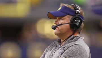 INDIANAPOLIS, IN - SEPTEMBER 13: Head coach Brian Kelly of the Notre Dame Fighting Irish watches from the sidelines during the game against the Purdue Boilermakers at Lucas Oil Stadium on September 13, 2014 in Indianapolis, Indiana. Notre Dame defeated Purdue 30-14. (Photo by Michael Hickey/Getty Images)