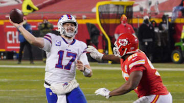 Buffalo Bills quarterback Josh Allen (Photo by Denny Medley-USA TODAY Sports)