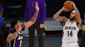 New Orleans Pelicans forward Brandon Ingram Credit: Gary A. Vasquez-USA TODAY Sports