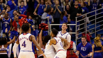 LAWRENCE, KS - JANUARY 03: Sviatoslav Mykhailiuk