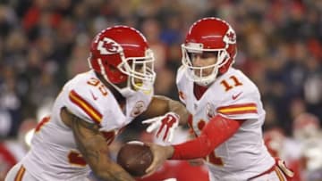 Kansas City Chiefs quarterback Alex Smith (11) - Credit: Stew Milne-USA TODAY Sports