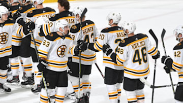 EDMONTON, AB - FEBRUARY 20: Brad Marchand