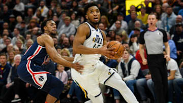 Donovan Mitchell, Utah Jazz. (Photo by Alex Goodlett/Getty Images)