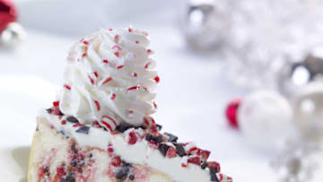 Cheesecake Factory Peppermint Bark cheesecake, photo provided by Cheesecake Factory