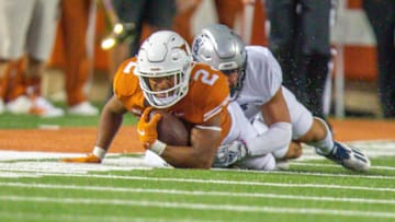 Roschon Johnson, Texas Football Mandatory Credit: John Gutierrez-USA TODAY Sports