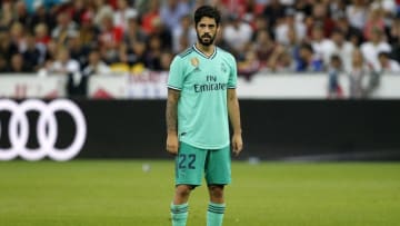 SALZBURG, AUSTRIA - AUGUST 07: Isco Alarcon (Real Madrid) looks on during the pre-season friendly match between RB Salzburg and Real Madrid at Red Bull Arena on August 07, 2019 in Salzburg, Austria. (Photo by TF-Images/Getty Images)