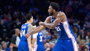 Joel Embiid, Sixers (Photo by Mitchell Leff/Getty Images)