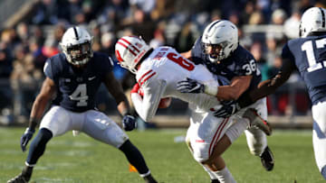 Penn State Nittany Lions linebacker Jan Johnson (Mandatory Credit: Matthew O'Haren-USA TODAY Sports)