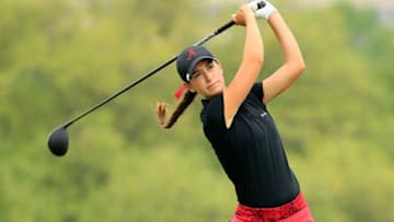 IRVING, TX - APRIL 29: Amateur Cheyenne Knight hits her tee shot on the third hole during the second round of the Volunteers of America Texas Shootout at Las Colinas Country Club on April 29, 2016 in Irving, Texas. (Photo by Scott Halleran/Getty Images)
